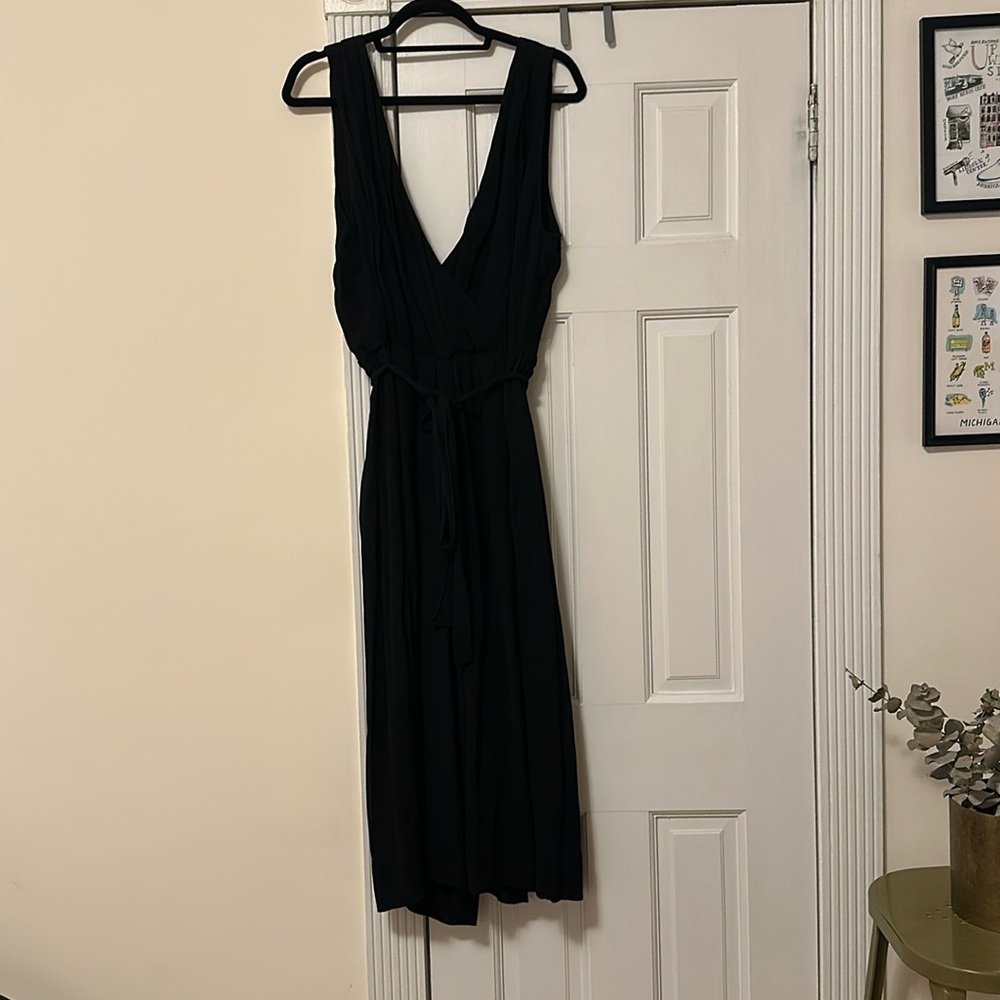 Aritzia Babaton Black Wide Leg Jumpsuit
